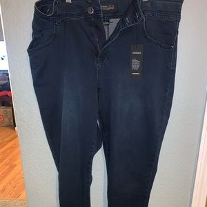City Chic Dark Skinny Jeans -NEW